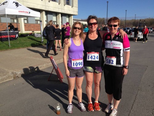 Christine Maheu, Sandra Castonguay et moi - 11 mai 2014